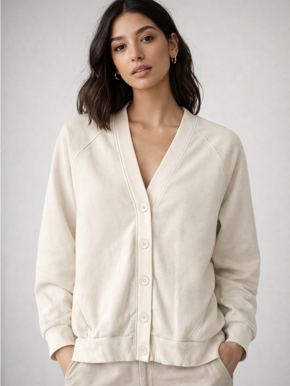GAP Grandpa Beige Cardigan - Size SX